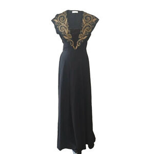 Vintage Jovavich Hawk 1920s 1930s inspired gown